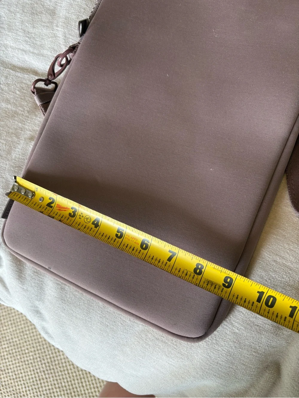 Dange Dover Crossbody Tablet Bag in Mauve